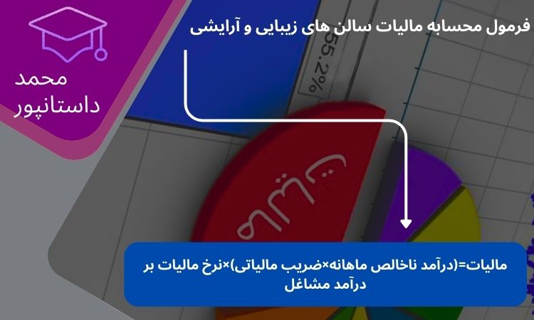 فرمول محسابه مالیات سالن های زیبایی و آرایشی