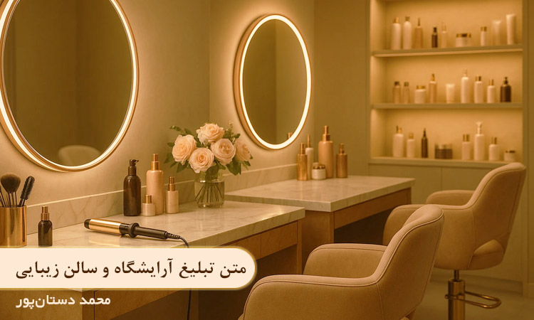 متن تبلیغ آرایشگاه و سالن زیبایی