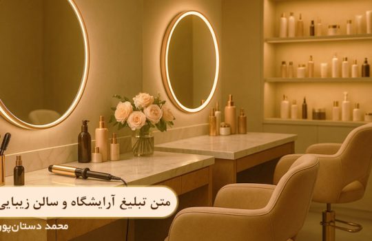 متن تبلیغ آرایشگاه و سالن زیبایی