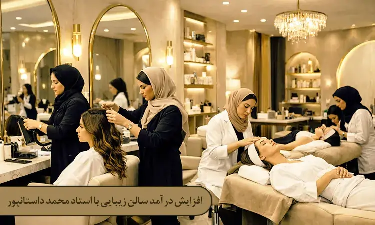 افزایش درآمد سالن زیبایی