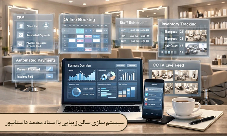 سیستم سازی سالن زیبایی