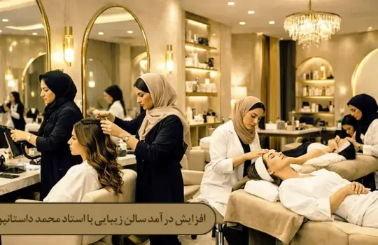 افزایش درآمد سالن زیبایی